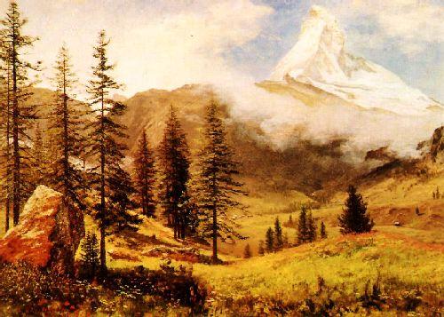 Albert Bierstadt The Matterhorn oil painting image